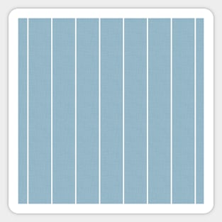 Classic Geometry / Stripes on Vintage Sky Blue Sticker